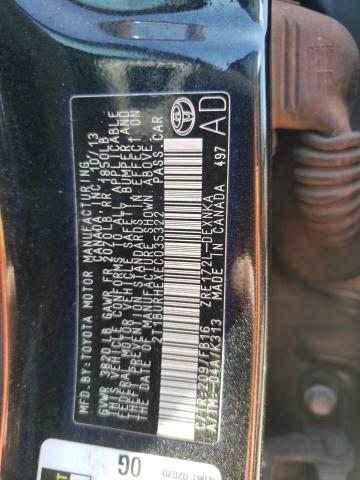 Photo 10 from auction – 2014 TOYOTA COROLLA L with VIN 2T1BURHEXEC035322