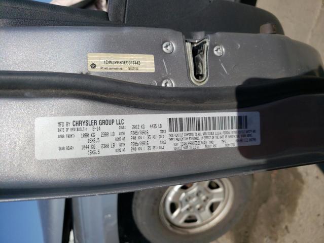 Photo 10 from auction – 2014 JEEP PATRIOT SP with VIN 1C4NJPBB1ED917443