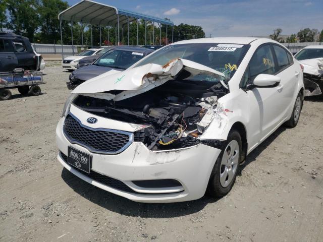 Photo 2 from auction – 2016 KIA FORTE LX with VIN KNAFK4A60G5459621