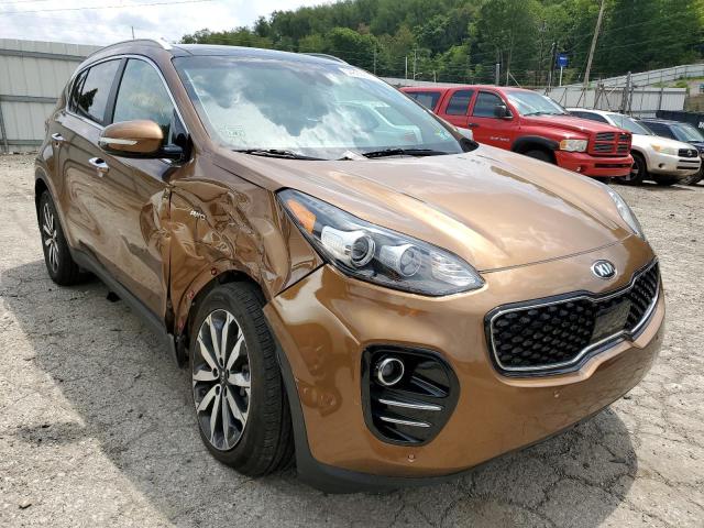 KIA SPORTAGE E 2017 with VIN KNDPNCAC1H7141155 - Photo from auction