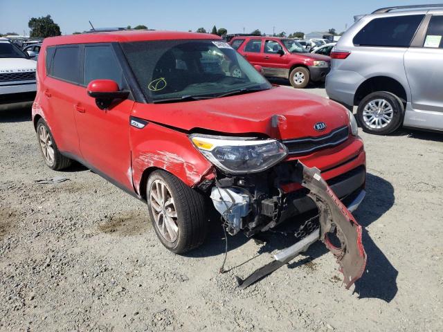 KIA SOUL + 2017 with VIN KNDJP3A51H7449993 - Photo from auction