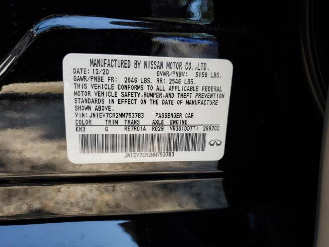 Photo 10 from auction – 2021 INFINITI Q50 SENSOR with VIN JN1EV7CR2MM753783