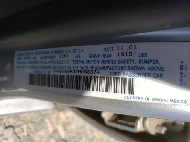 Photo 10 from auction – 2002 VOLKSWAGEN JETTA GLS with VIN 3VWSP69M32M086074