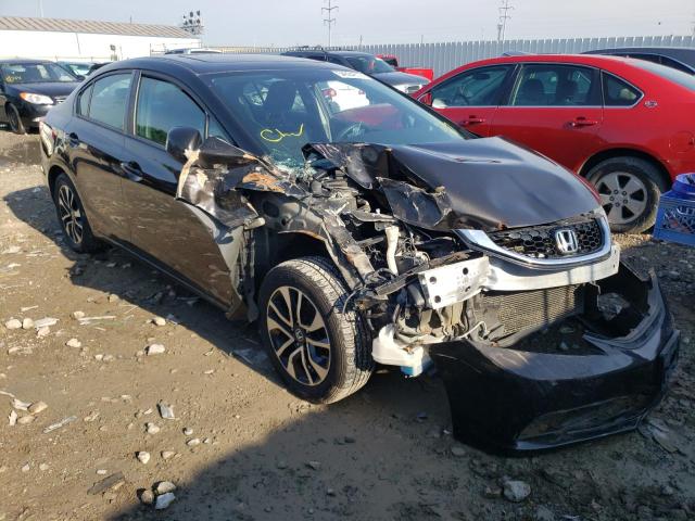 HONDA CIVIC EX 2013 with VIN 19XFB2F83DE067590 - Photo from auction