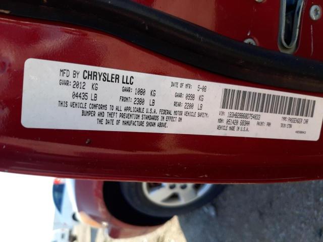Photo 10 from auction – 2008 DODGE CALIBER with VIN 1B3HB28B68D754833