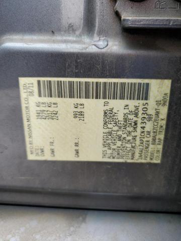 Photo 10 from auction – 2012 NISSAN ALTIMA BAS with VIN 1N4AL2AP1CN439305