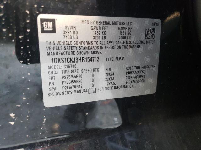 Photo 10 from auction – 2017 GMC YUKON DENA with VIN 1GKS1CKJ3HR154713