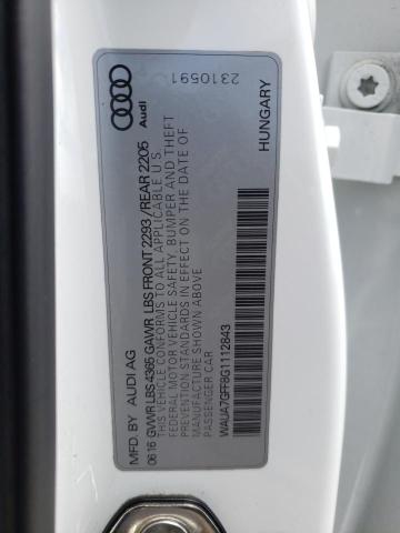 Photo 10 from auction – 2016 AUDI A3 PREMIUM with VIN WAUA7GFF8G1112843