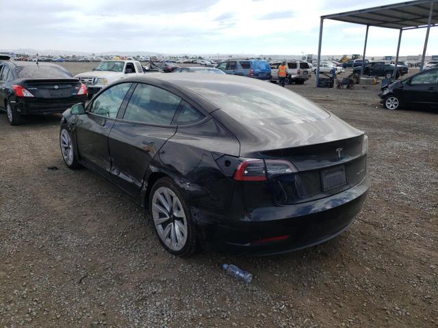 Photo 3 from auction – 2022 TESLA MODEL 3 with VIN 5YJ3E1EB2NF143555