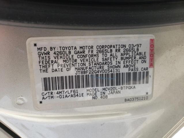Photo 10 from auction – 1997 LEXUS ES 300 with VIN JT8BF22G4V0054131