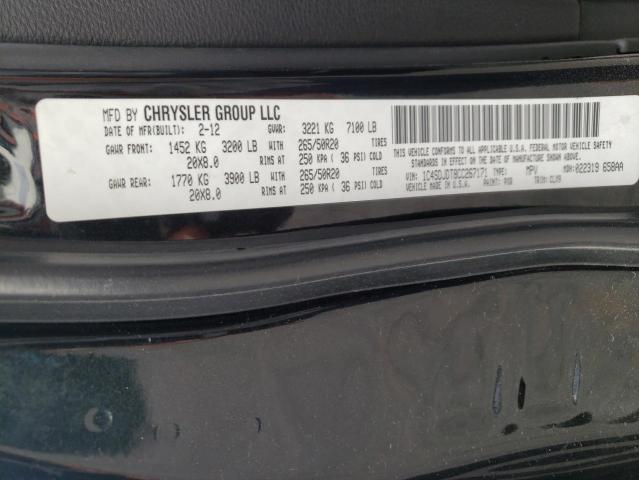 Photo 10 from auction – 2014 DODGE DURANGO SX with VIN 1C4RDHAG2EC332226