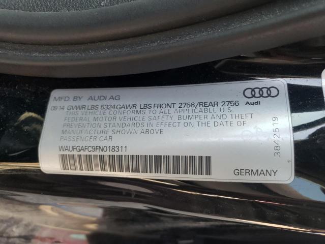 Photo 10 from auction – 2015 AUDI A6 PREMIUM with VIN WAUFGAFC9FN018311