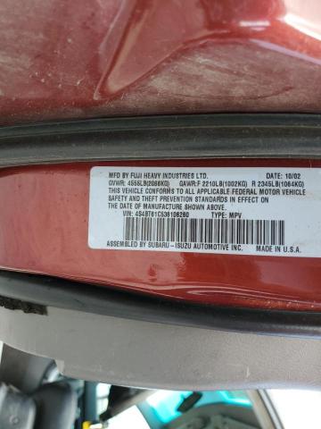 Photo 10 from auction – 2003 SUBARU BAJA with VIN 4S4BT61C536106260