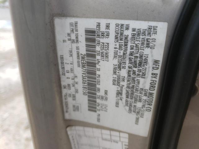 Photo 10 from auction – 2010 MERCURY GRAND MARQ with VIN 2MEBM7FV3AX618150