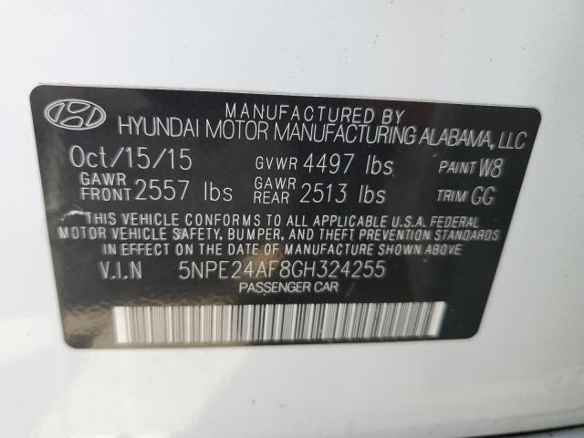 Photo 10 from auction – 2016 HYUNDAI SONATA SE with VIN 5NPE24AF8GH324255