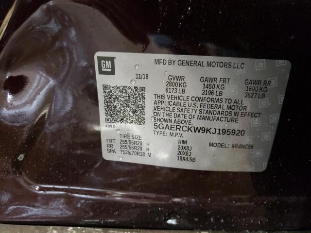 Photo 10 from auction – 2019 BUICK ENCLAVE PR with VIN 5GAERCKW9KJ195920