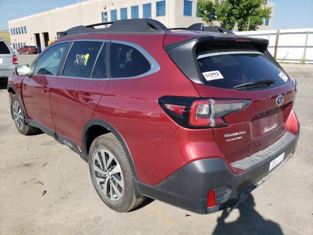 Photo 3 from auction – 2020 SUBARU OUTBACK PR with VIN 4S4BTACC0L3206252