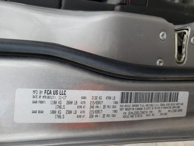 Photo 10 from auction – 2018 JEEP COMPASS TR with VIN 3C4NJDDB3JT246714