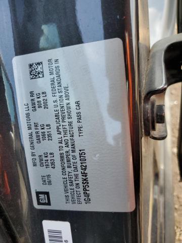 Photo 10 from auction – 2015 BUICK VERANO with VIN 1G4PP5SK4F4210751