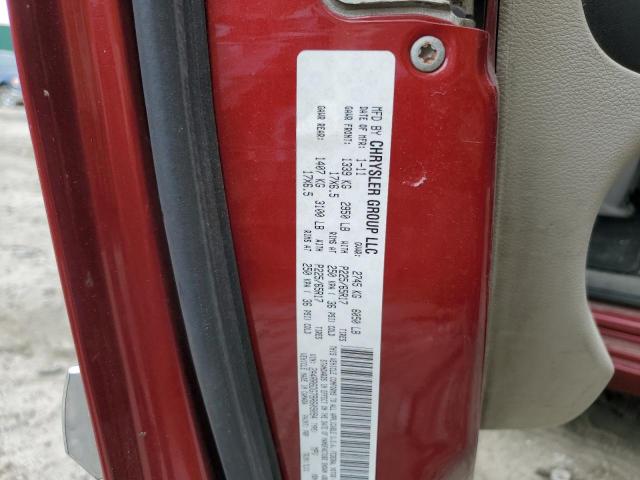 Photo 10 from auction – 2011 CHRYSLER TOWN & COU with VIN 2A4RR6DG7BR609094
