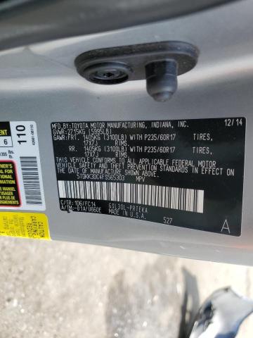 Photo 10 from auction – 2015 TOYOTA SIENNA LE with VIN 5TDKK3DC4FS565303