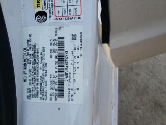Photo 10 from auction – 2011 FORD FUSION SEL with VIN 3FAHP0JA9BR252828