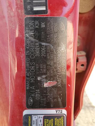 Photo 10 from auction – 2014 KIA FORTE EX with VIN KNAFZ4A8XE5204209