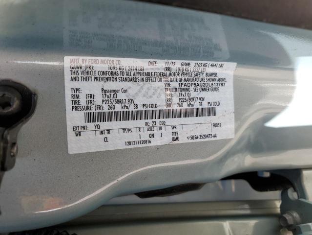Photo 10 from auction – 2013 FORD C-MAX SE with VIN 1FADP5AU2DL513787