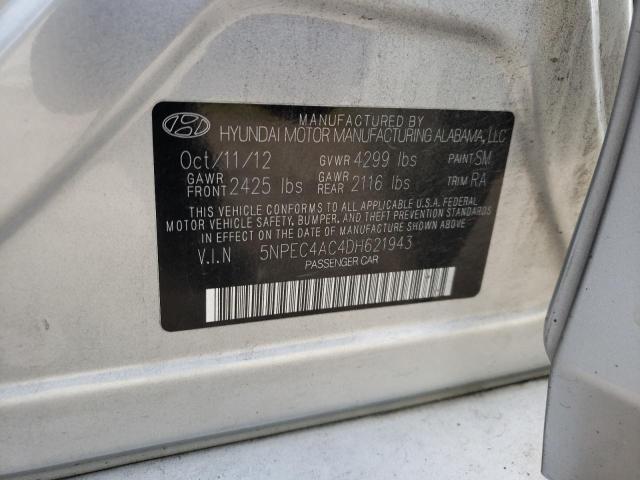 Photo 10 from auction – 2013 HYUNDAI SONATA with VIN 5NPEC4AC4DH621943