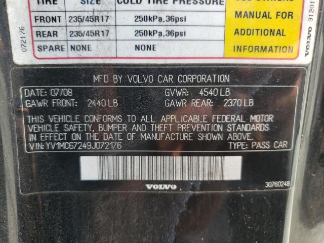 Photo 10 from auction – 2009 VOLVO C70 T5 with VIN YV1MC67249J072176