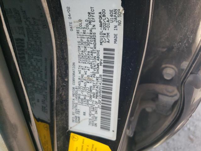 Photo 10 from auction – 2002 LEXUS RX 300 with VIN JTJGF10U820141128