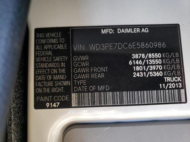 Photo 10 from auction – 2014 MERCEDES-BENZ SPRINTER 2 with VIN WD3PE7DC6E5860986