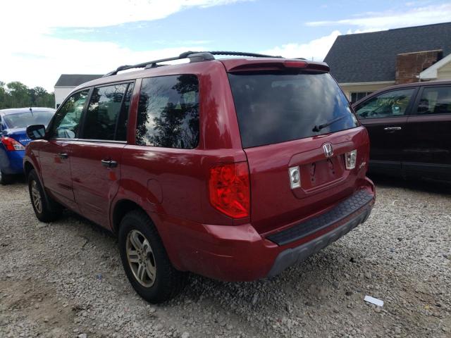 Photo 3 from auction – 2003 HONDA PILOT EXL with VIN 2HKYF18523H613185