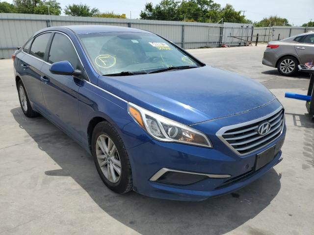 HYUNDAI SONATA SE 2016 with VIN 5NPE24AF6GH301668 - Photo from auction