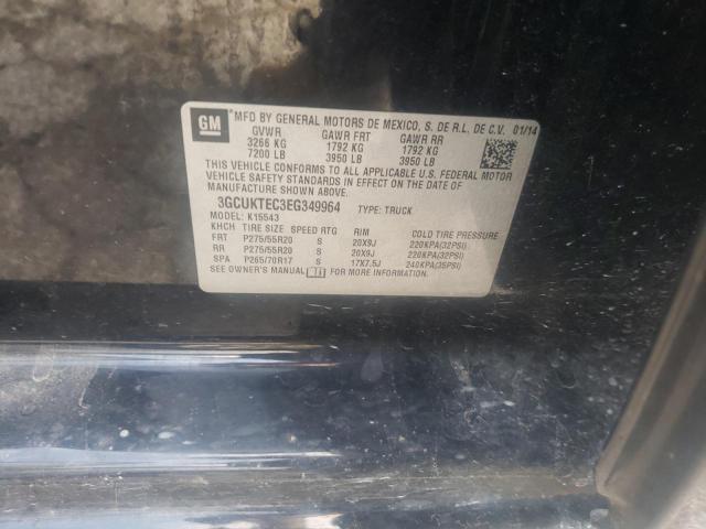Photo 10 from auction – 2014 CHEVROLET SILVERADO with VIN 3GCUKTEC3EG349964