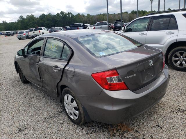 Photo 3 from auction – 2012 HONDA CIVIC LX with VIN 19XFB2F50CE093200