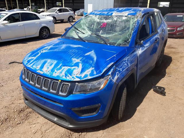 Photo 2 from auction – 2020 JEEP COMPASS SP with VIN 3C4NJCAB6LT230427