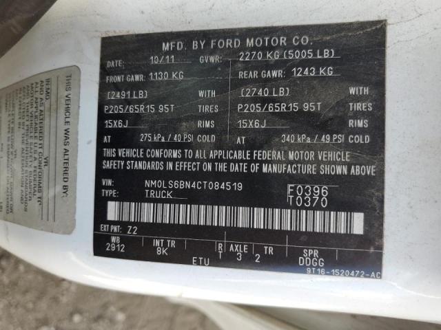Photo 10 from auction – 2012 FORD TRANSIT CO with VIN NM0LS6BN4CT084519