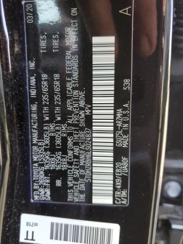 Photo 10 from auction – 2017 TOYOTA HIGHLANDER with VIN 5TDHZRBH6LS024837