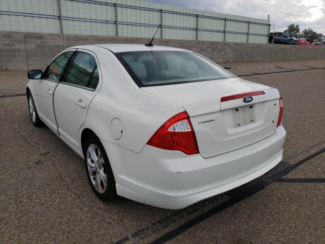Photo 3 from auction – 2012 FORD FUSION SE with VIN 3FAHP0HA2CR150830