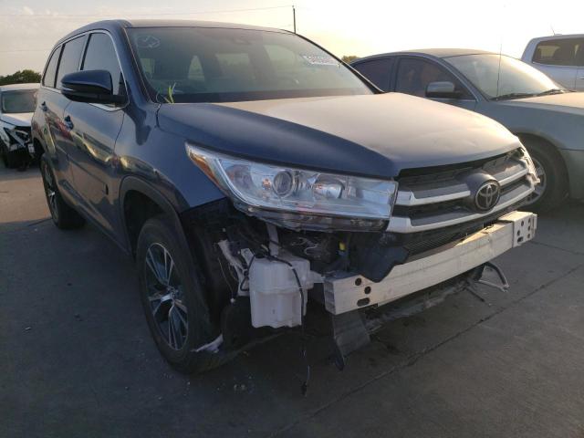 TOYOTA HIGHLANDER 2019 with VIN 5TDZZRFH4KS301188 - Photo from auction