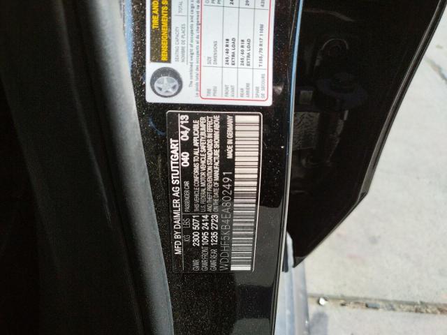 Photo 10 from auction – 2014 MERCEDES-BENZ E 350 with VIN WDDHF5KB4EA802491