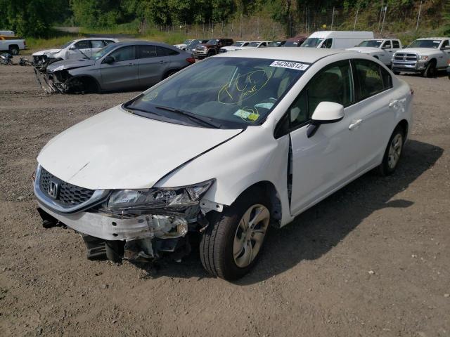 Photo 2 from auction – 2013 HONDA CIVIC LX with VIN 2HGFB2F51DH600323