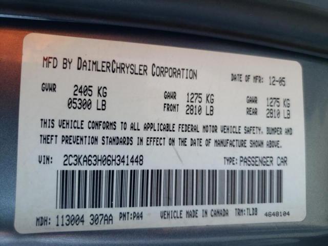 Photo 10 from auction – 2006 CHRYSLER 300C with VIN 2C3KA63H06H341448