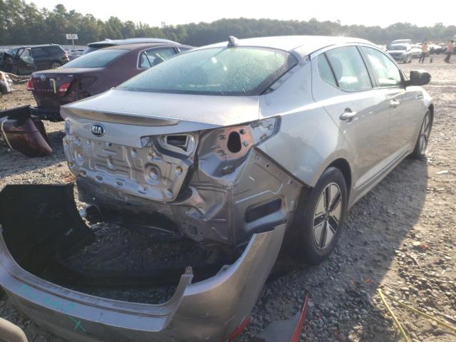 Photo 4 from auction – 2013 KIA OPTIMA HYB with VIN KNAGM4AD1D5042310