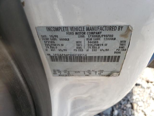 Photo 10 from auction – 1999 FORD F550 SUPER with VIN 1FDAF56F5XEC32114