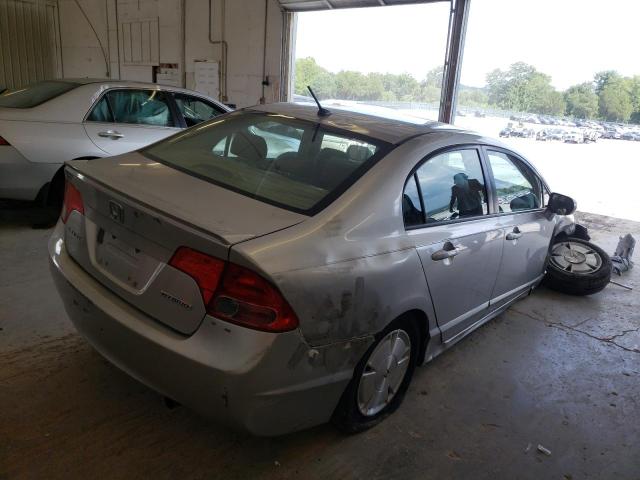 Photo 4 from auction – 2008 HONDA CIVIC HYBR with VIN JHMFA36278S007351