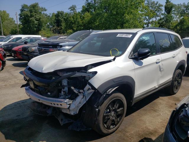 Photo 2 from auction – 2022 HONDA PILOT TRAI with VIN 5FNYF6H87NB041457