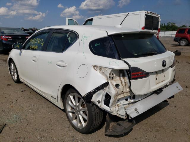 Photo 3 from auction – 2013 LEXUS CT 200 with VIN JTHKD5BH6D2126983