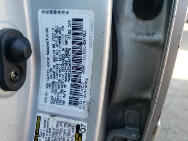Photo 10 from auction – 2006 TOYOTA COROLLA CE with VIN 1NXBR32EX6Z575776